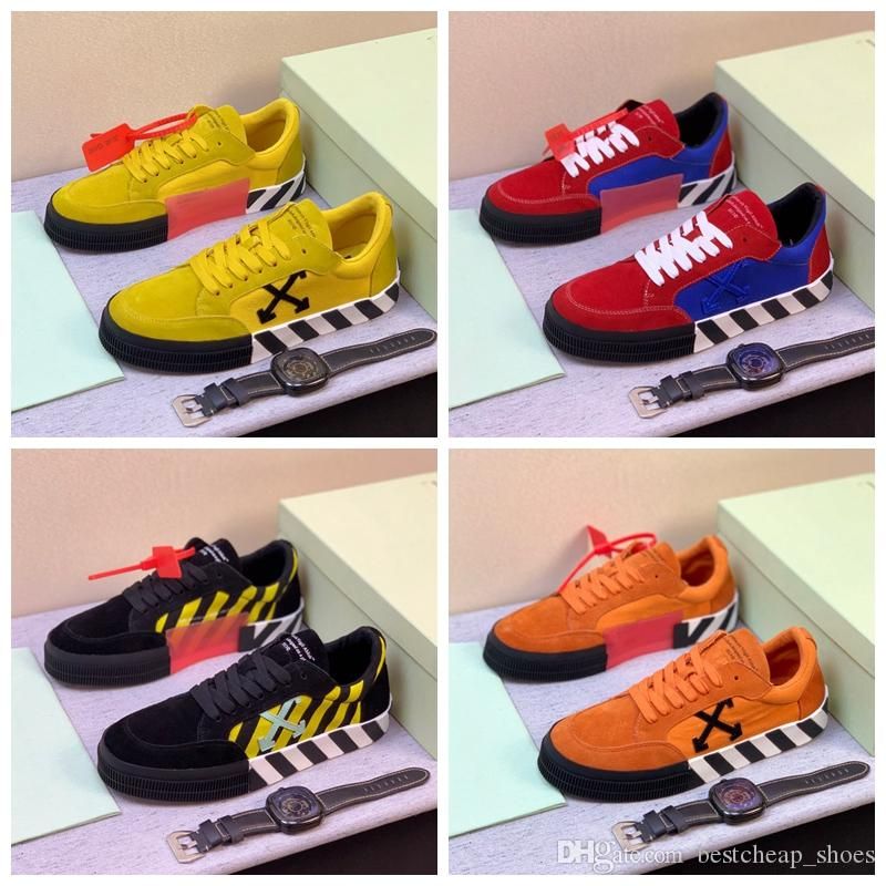 mens off white vulc low