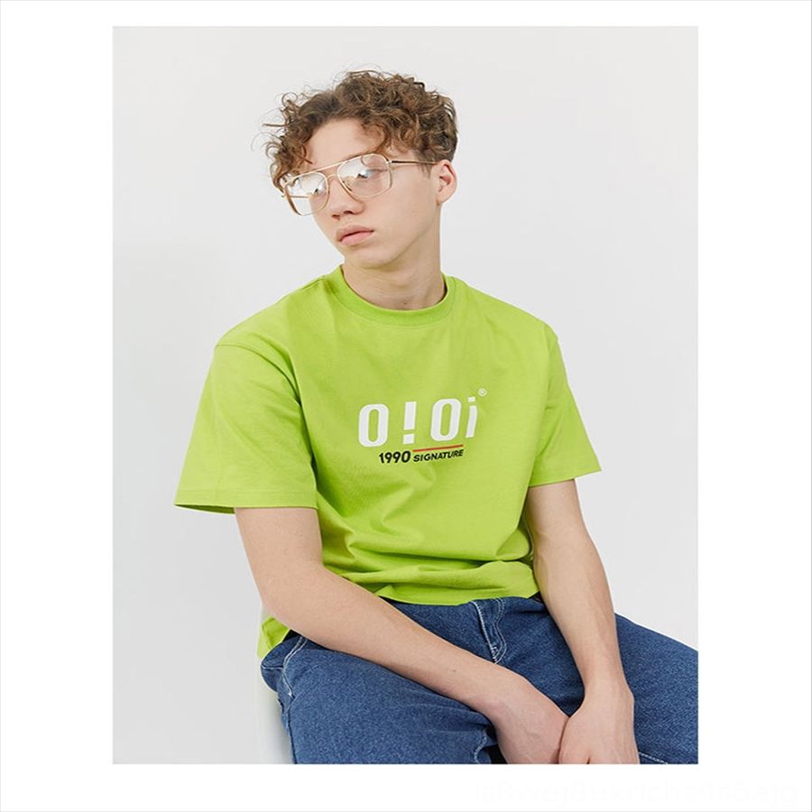 2020 Casual Short Sleeved 5252 T Shirt Oioi Teenagers Couples 2020 Casual Short Sleeved 5252 T Shirt Oioi Teenagers Couples