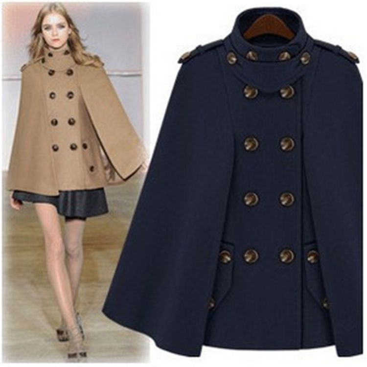 double cape coat