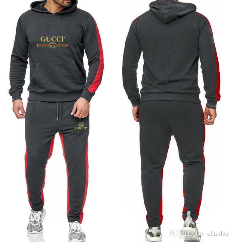 Sporting Suit Warm Hooded Tracksuit Track Mens Sweat Suits Set Letter Print Hoodies Sweatsuit From Hanlcz126, $24.37 | DHgate.Com