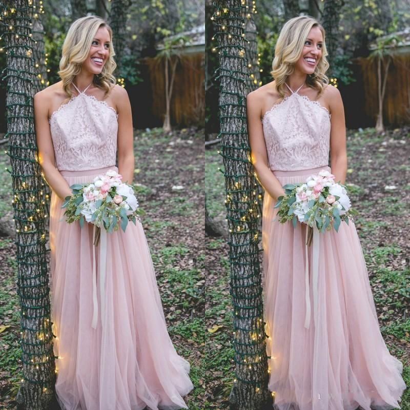 children's blush pink bridesmaid dresses