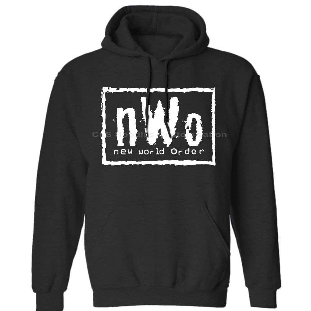 Men's Activewear NWO New World Order Mens Hoodie sweat