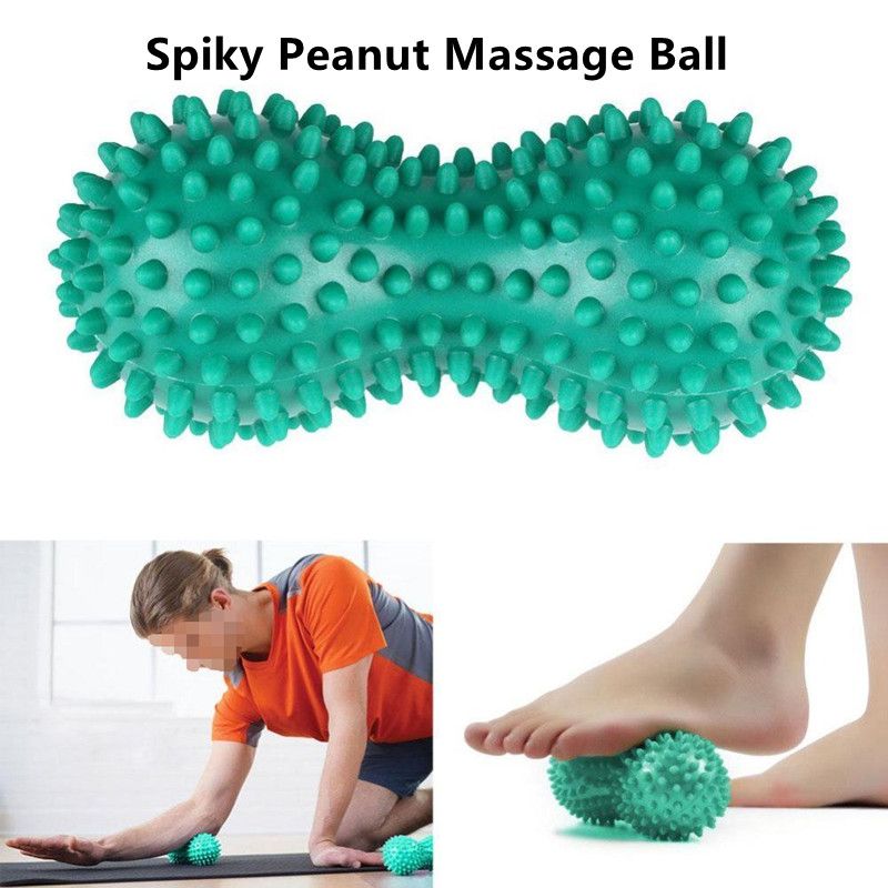 Peanut Spiky Massage Ball Reflexzonenmassage Hand Muskel Triggerpunkt Therapie 