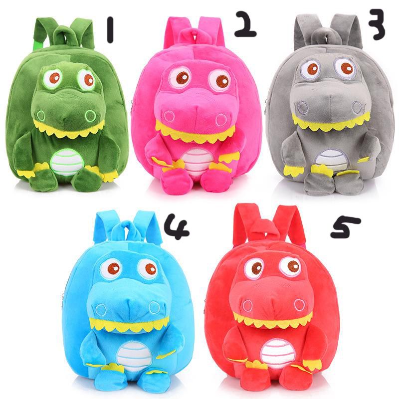 dinosaur plush backpack
