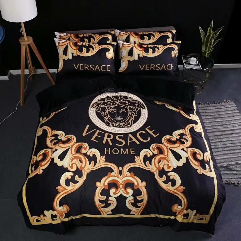 Black Bed Cover Sets Goddess Pattern Bedding Sets Duvet Cover Set