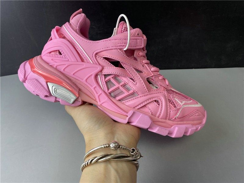 pink colour sneakers