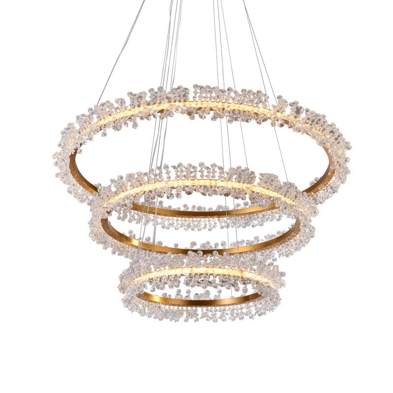 modern crystal chandelier lighting