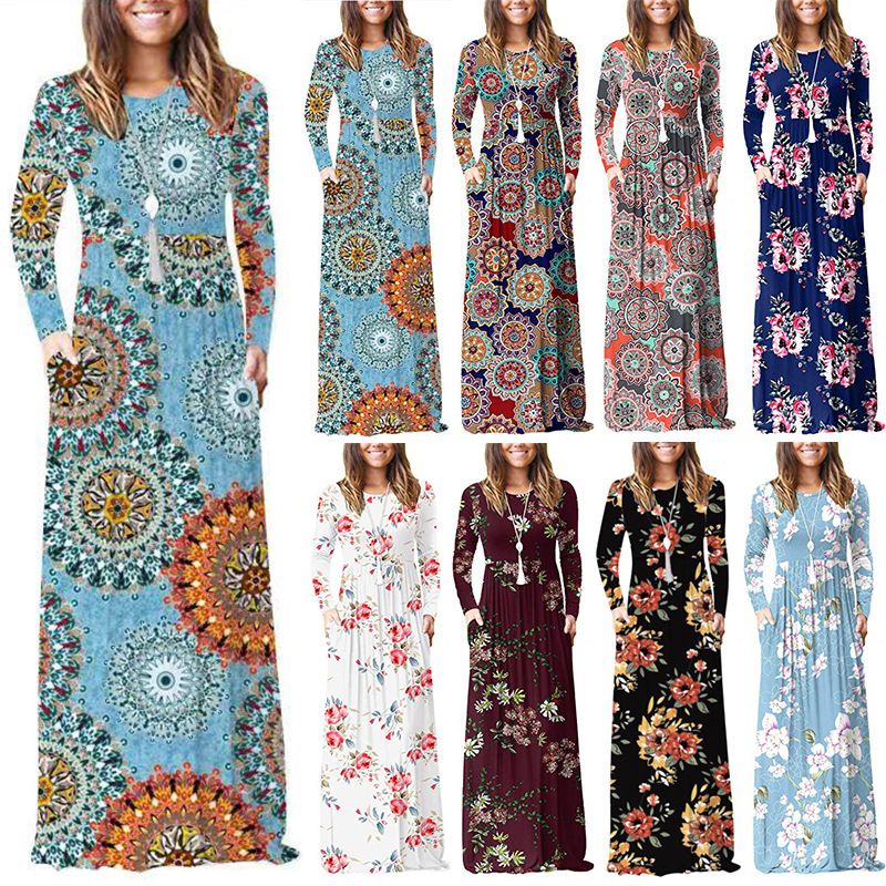 womens maxi dresses with pockets