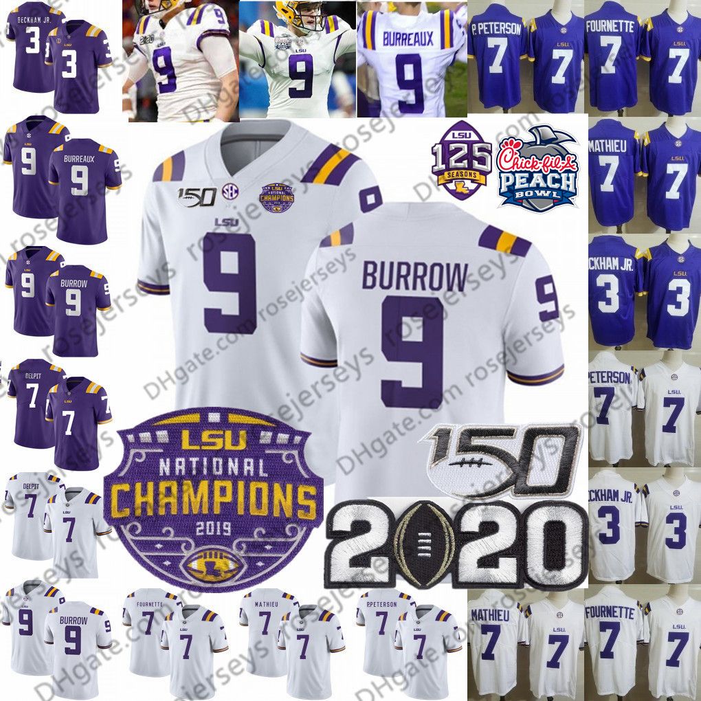 lsu jersey 9 burreaux