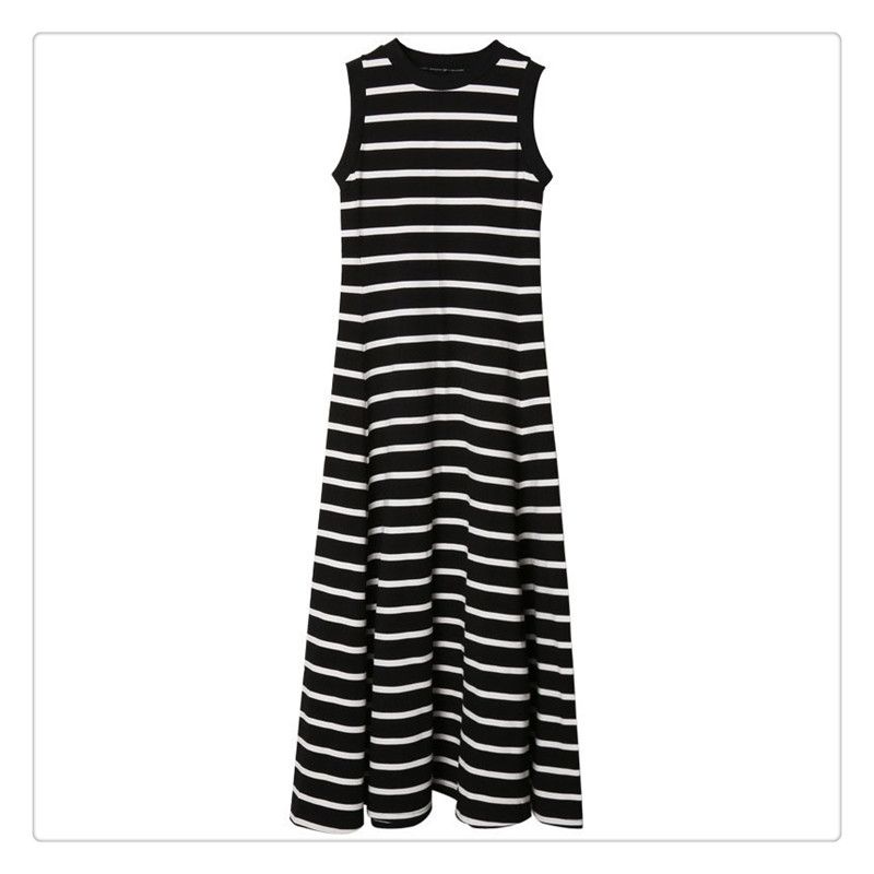 black a line maxi dress