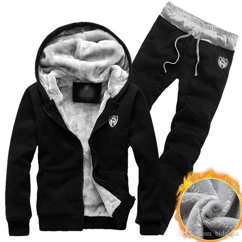 men's hooded tracksuit set