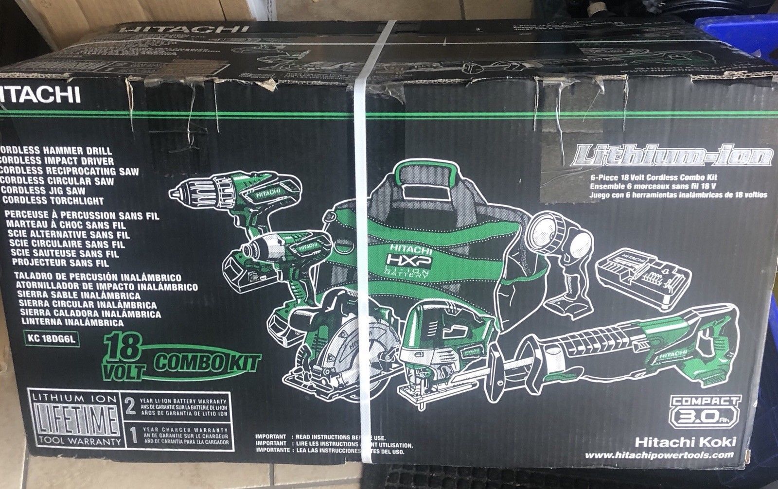 2020 New Hitachi Kc18dg6l 18 Volt Lithium Ion Tool Combo Kit From Afghbajhgh541 86 79 Dhgate Com