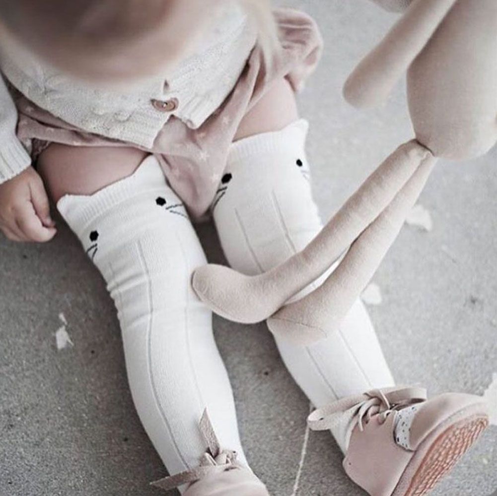 Acheter Nouveau Ne Bambins Enfants Bebe Filles Bas Chat Mignon Beau Dessin Anime Genou Chaussettes Hautes Collants Coton Stretch Jambe Plus Chaud Bas De 0 81 Du Wanghongmei Fr Dhgate Com