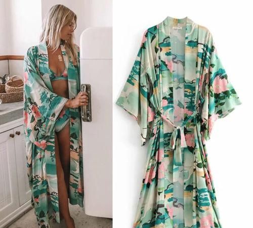 black dress with kimono cardigan