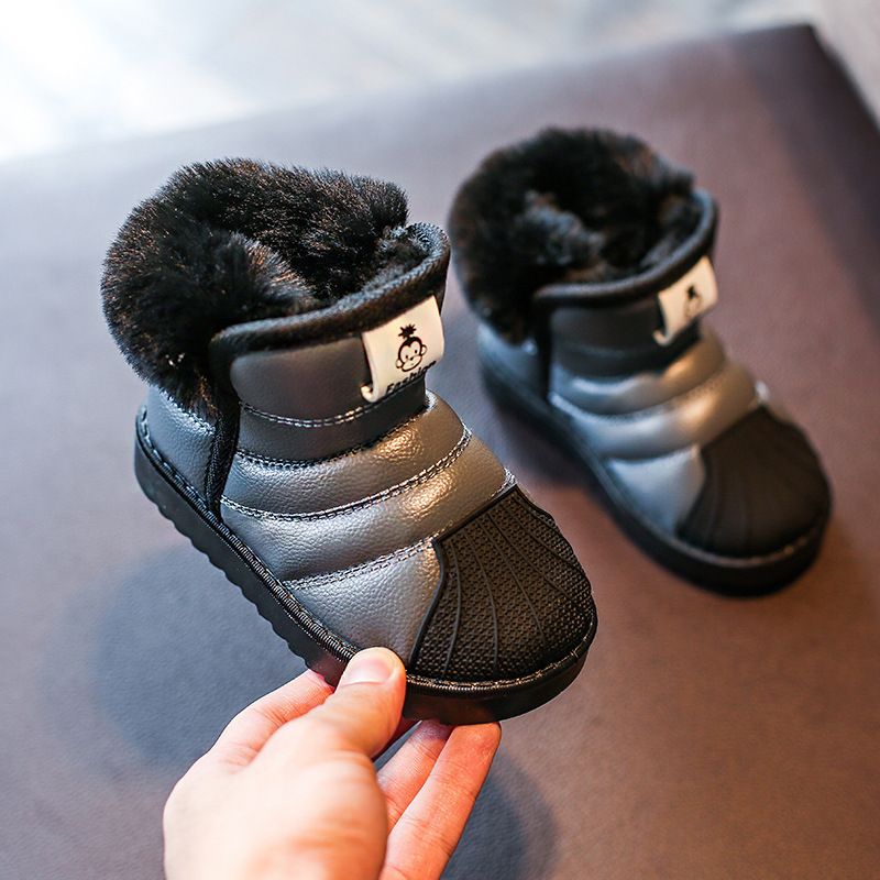Unisex Kids Girls Boy Sneakers Casual Winter Warm Snow Boots Fur Lined Shoes USA