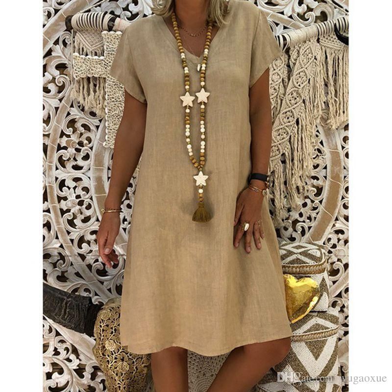 casual summer dresses midi length