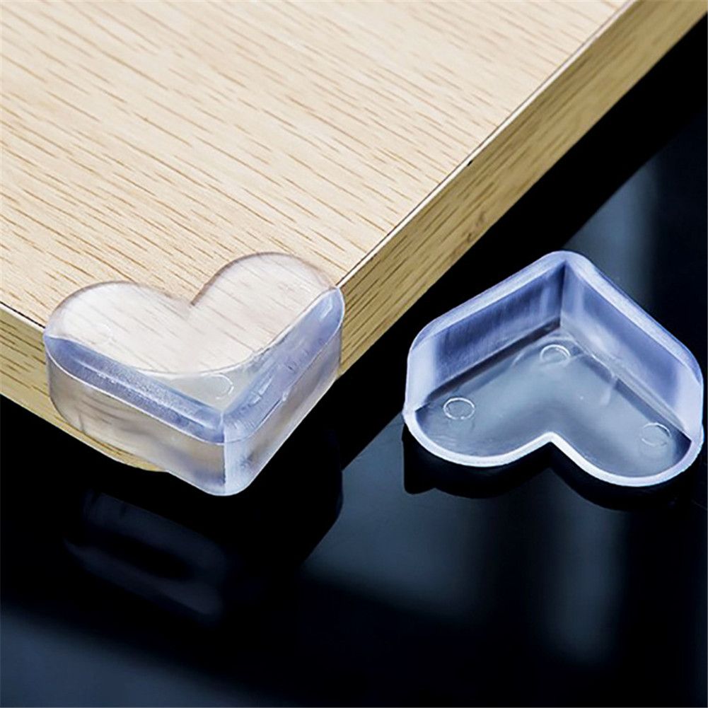 4 Pcs Kids Safety Desk Edge Bumper Corner Protection Cushion Cover Protect
