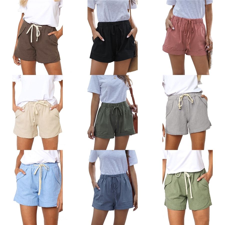 cotton shorts womens plus size