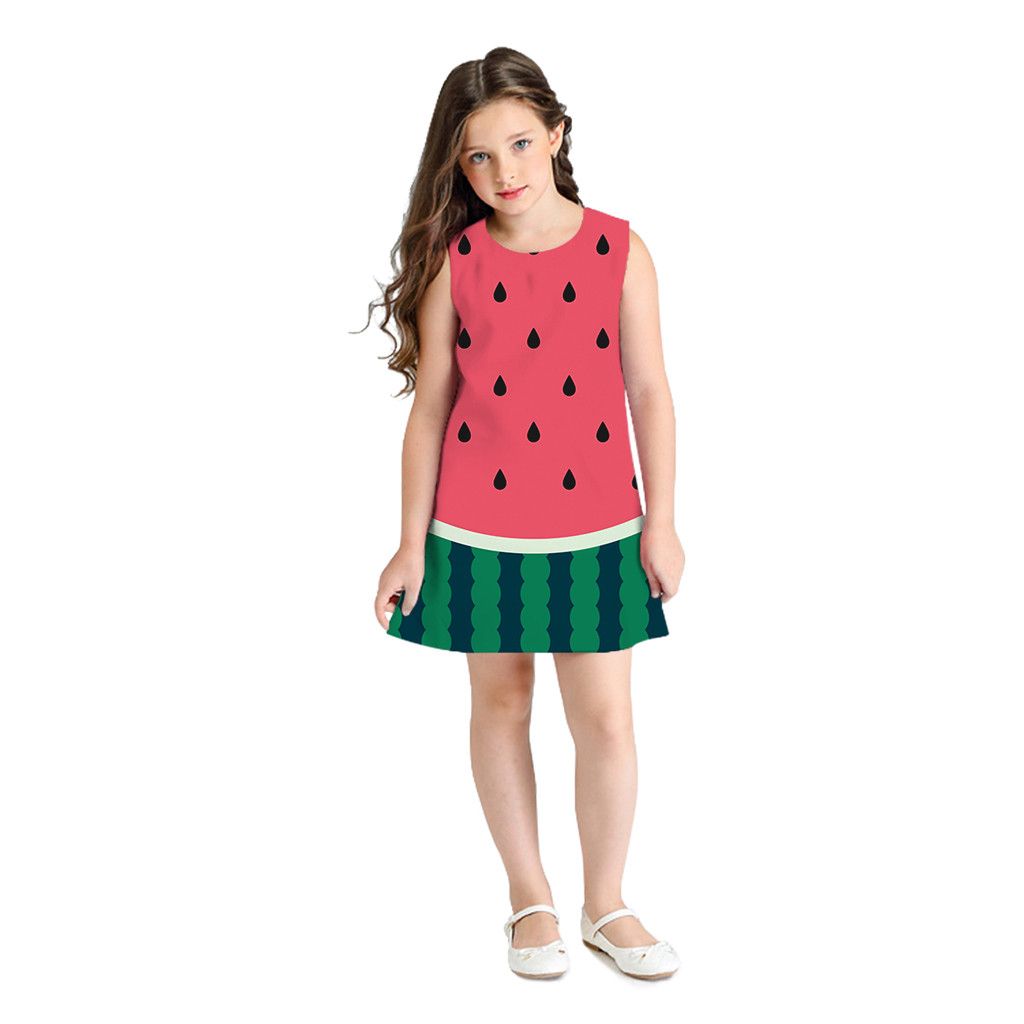 watermelon dress girl