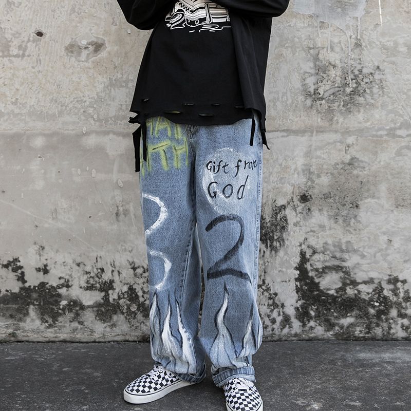 flame jeans mens