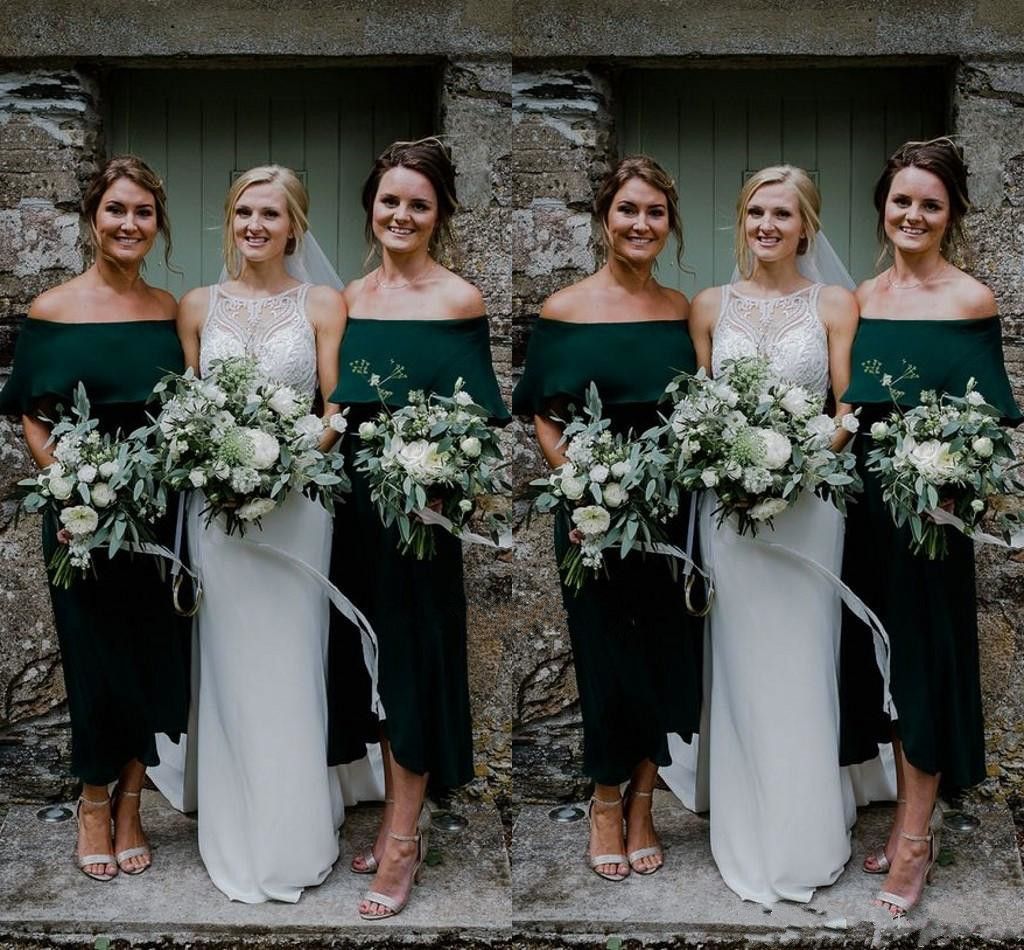 deep green bridesmaid dresses