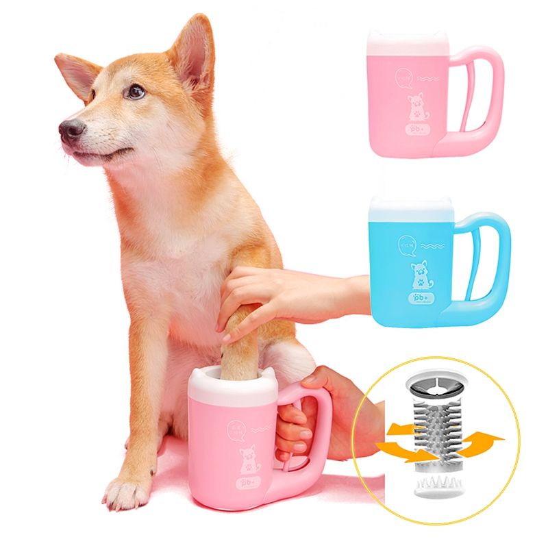 dog paw washer cup