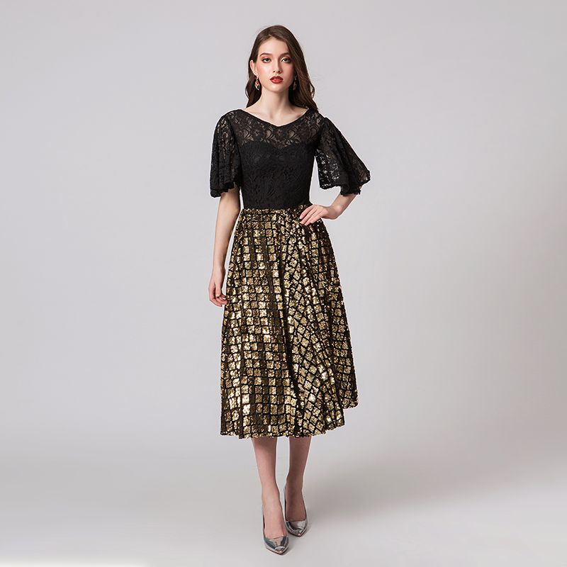 One Piece Dresses Below Knee Length