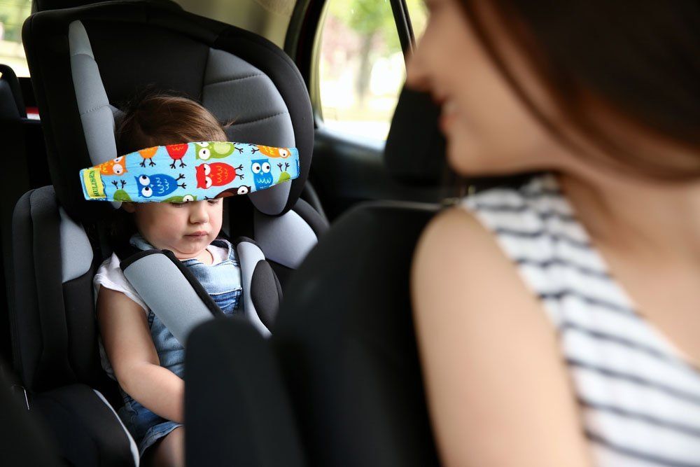 car seat head support strap