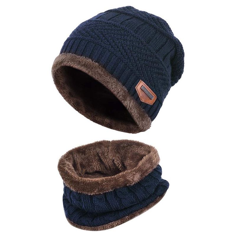 boys green winter hat