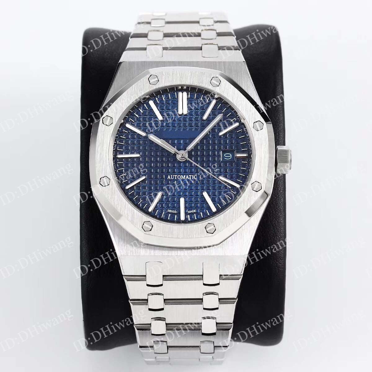 stainless steel sports watch