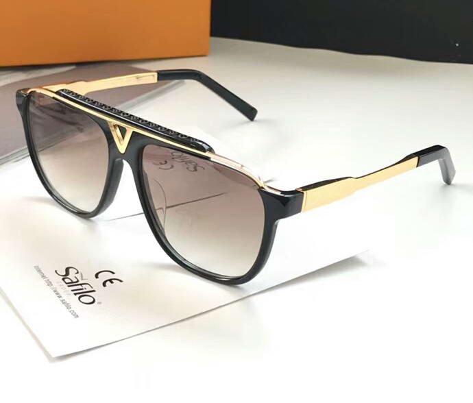 Luxury Designer Mascot Pilot Square Black And Gold Sunglasses For Men  Classic Vintage Trendy Eyewear For Outdoor Activities With Anti Ultraviolet  Protection 2019 From Smile012, $90.78