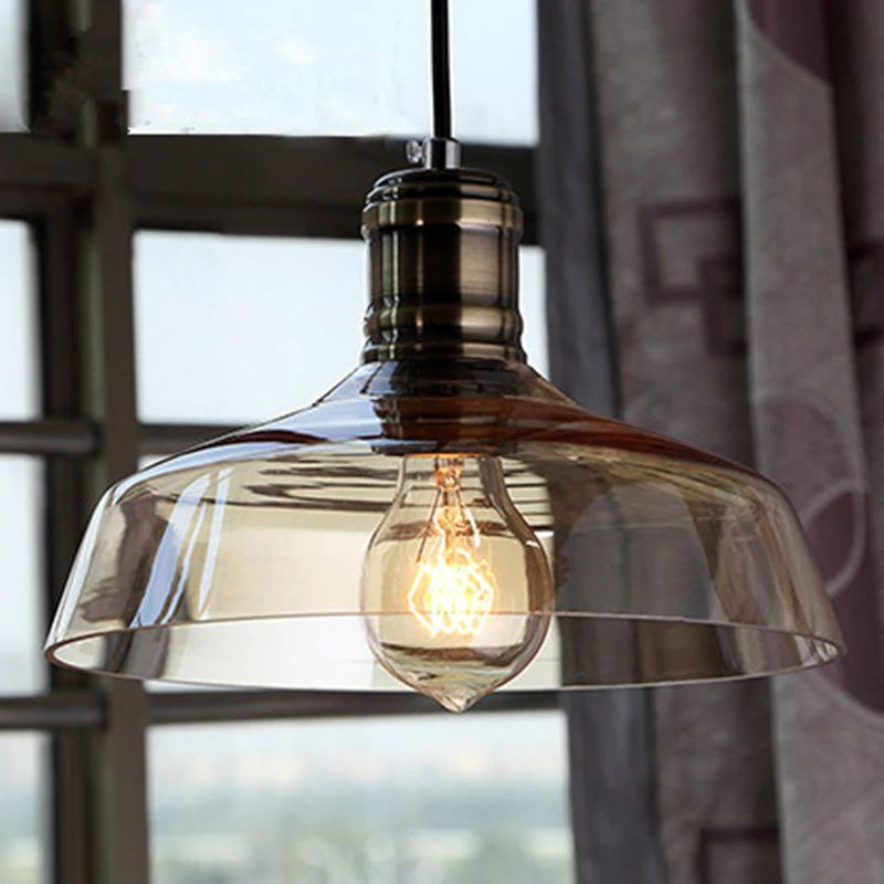 Vintage Pendant Light Glass Pendant Lamp Hanging Lamp Home