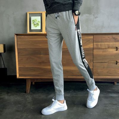 Compra Nuevas Tendencias Hombres Jogger Atlético Pantalones Letra Impresa  En Lado Verano Pantalones Casuales De Algodón Pantalones De Cintura Alta  Elástica Ocasionales Barato | Entrega Rápida Y Calidad | Es.Dhgate