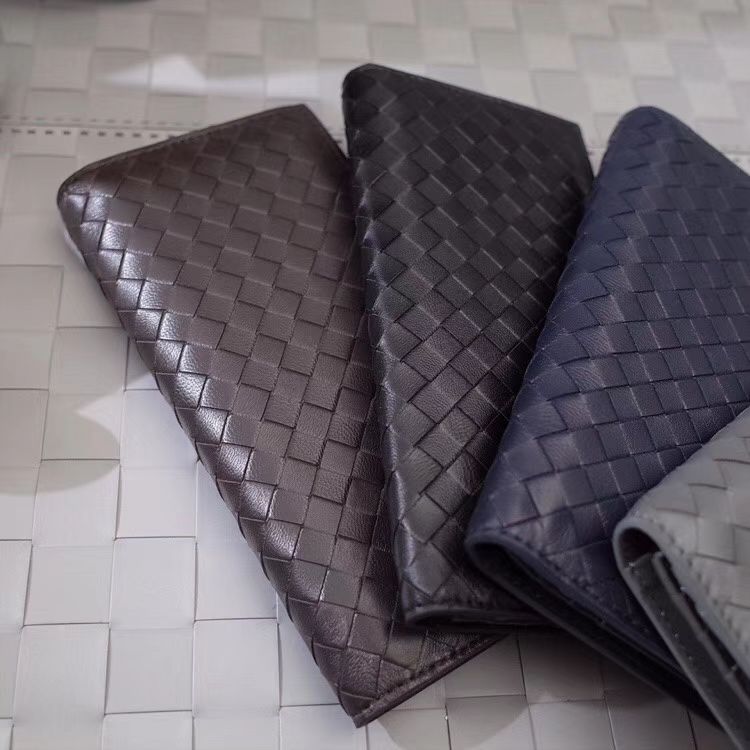 Top Quality Western Suit Bi Fold Men Long Wallet Genuine Leather Multiple Card Holder Wholesale ...