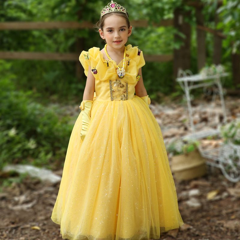 yellow designer dress