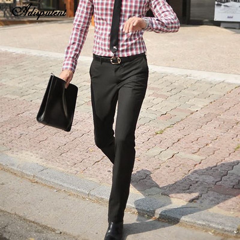 mens tapered suit trousers