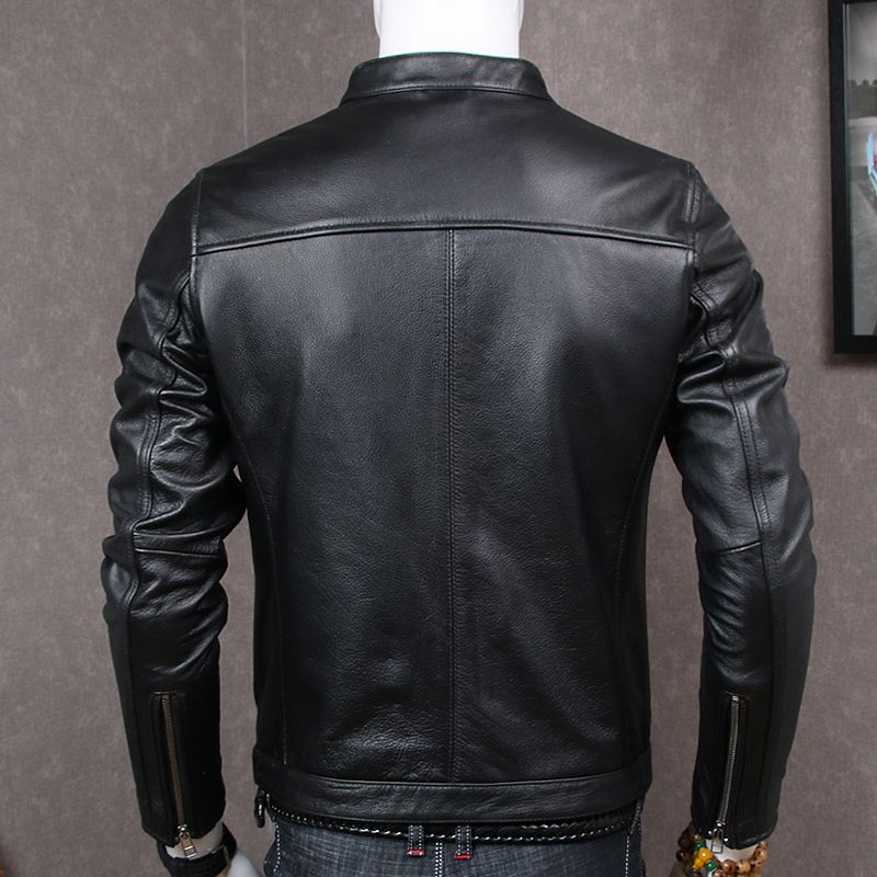 Compra Chaqueta Genuina De Cuero De Piel De Imitación De Cuero Para Hombre  Abrigo De Piel De Oveja Para Chaquetas De Talla Grande CHAQUETA CUERO  HOMBRE MT681 KJ2283 Barato | Entrega Rápida