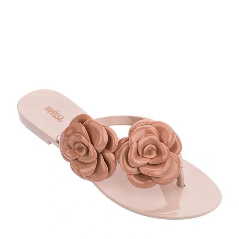 melissa flower flip flops