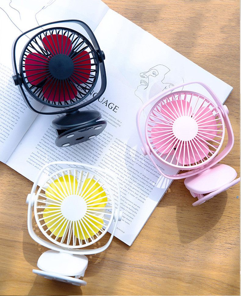 Desktop Fan USB Portable Fan Charging Model Silent Desktop Desktop Fan,Blue