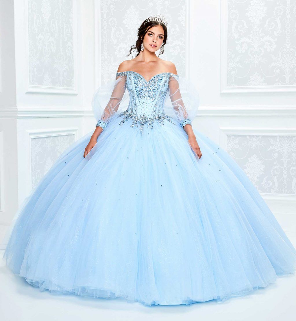 light blue dress quinceanera