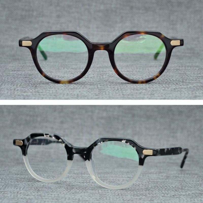 designer round eyeglass frames