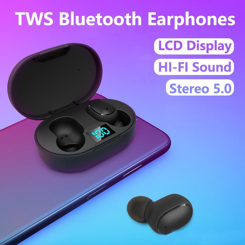 satin al a6l tws bluetooth 5 0 kablosuz kulaklik led ekran otomatik eslestirme kulaklik kulaklik stereo gurultu azaltma kulaklik pk a6s tl62 47