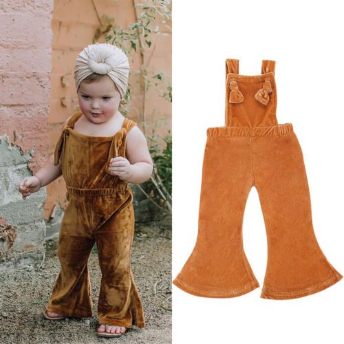 baby girl velvet jumpsuit