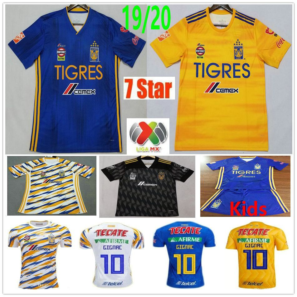 Compre 2019 Camisa 2020 Mx Liga De Futbol Club 7 Estrellas Tigres Uanl Futbol Jerseys Gignac Guerron Sobis Duenas Personalizada Para Adultos Ninos Mujer Futbol A 11 35 Del Fan Edge Dhgate Com