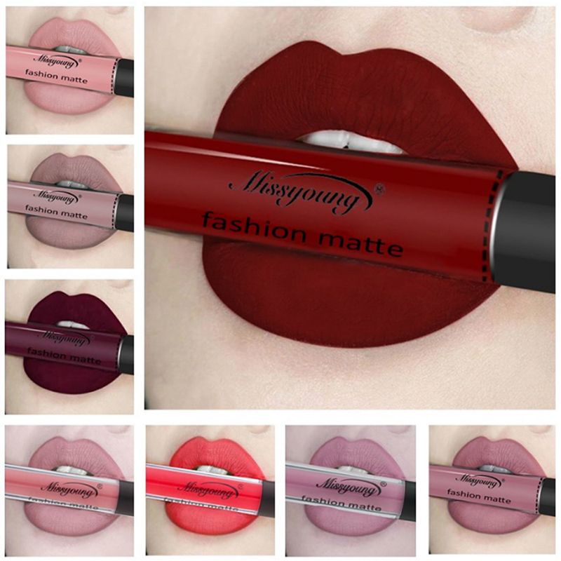 INS HOT Liquid Lipstick Velvet Matte Lip Gloss Lip Makeup 24 Hours Long