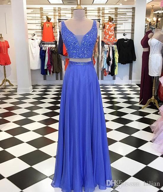 Grosshandel Frauen Uberbacken Schlepptau Pcs Perlen Chiffon Reizvolles Blaues In Voller Lange Langes Abendkleid Abschlussball Kleid Fur Formale Gelegenheits Partei Handgemacht Plus Grosse Von Fbdh05 139 24 Auf De Dhgate Com Dhgate