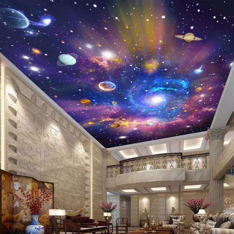 Custom 3d Photo Wallpaper Star Universe Galaxy Room Suspended Ceiling Wall Painting Living Room Bedroom Wallpaper Home Decor 3d Desktop Wallpaper 3d
