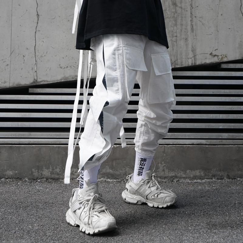 cargo pants white mens