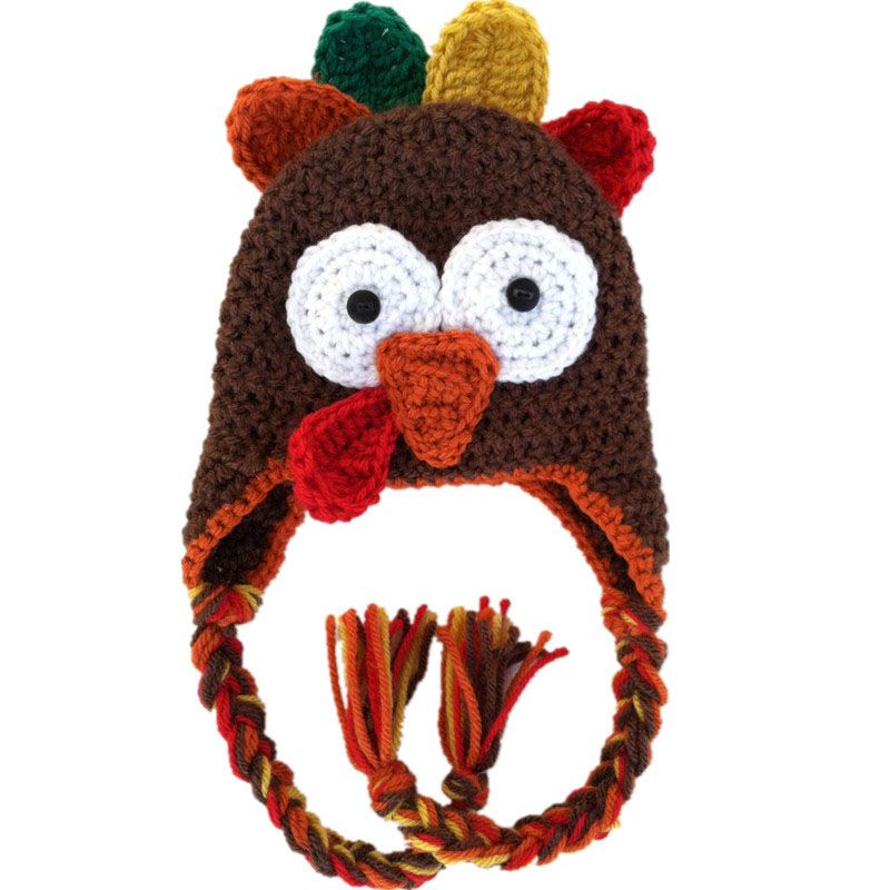 knit turkey hat
