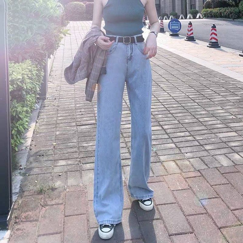 Compra Streetwear Alta Cintura Recta Mom Jeans Mujeres Azules Floja  Ocasional De Pierna Ancha De Los Pantalones Vaqueros 2020 Pantalones Novios  Pantalón De Mezclilla Barato | Entrega Rápida Y Calidad | Es.Dhgate